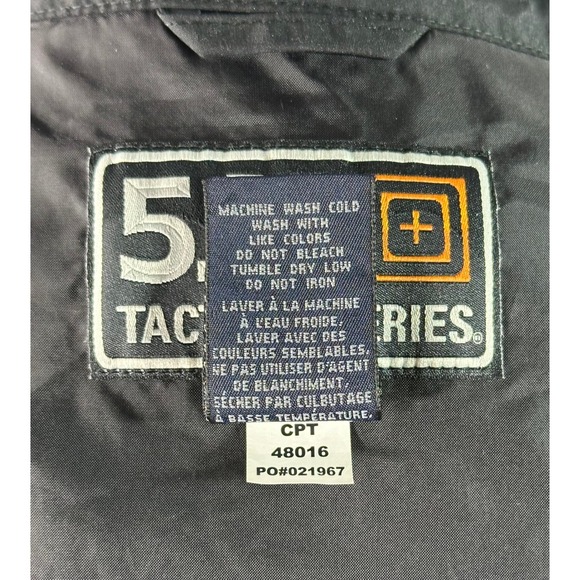 5.11 Tactical Men's Black Soft Shell Lightweight Jacket sz XL (15861) - Picture 12 of 12